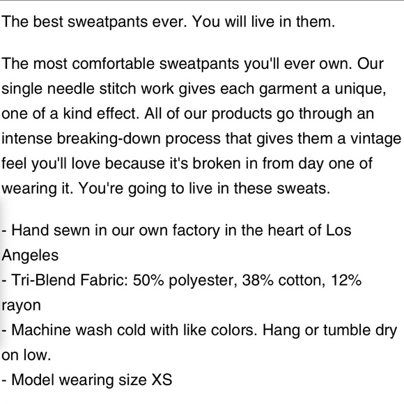 NWT Aviator Nation Manhattan Beach Sweatpants Neon Purple Size Small - Picture 3 of 3